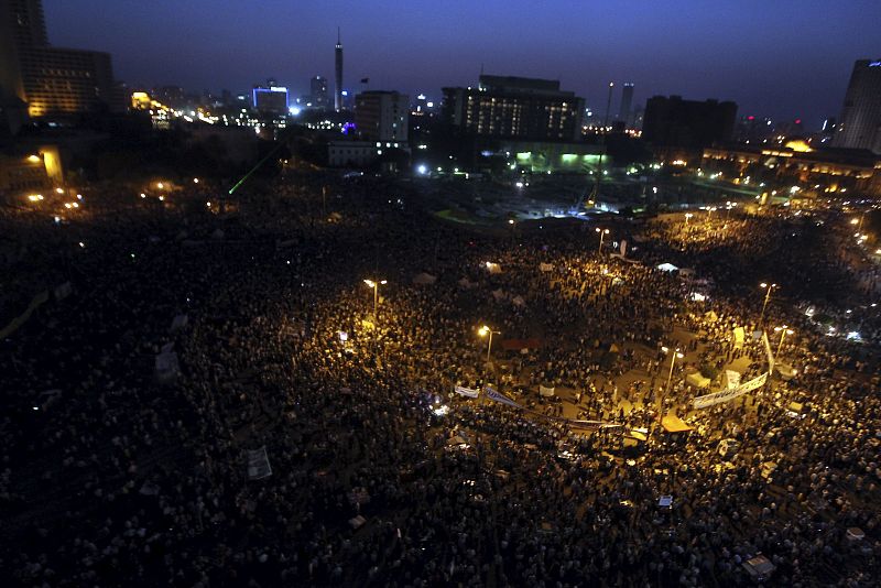 Tahrir exhibe su fuerza para pedir la anulación de la la candidatura de Shafiq