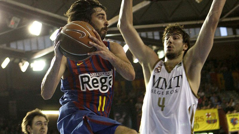Marcelinho Huertas golpea al Madrid sobre la bocina y adelanta al Barça Regal en la final