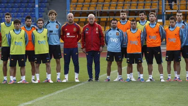 España ensaya aspectos tácticos bajo la impresión de la muerte de Preciado