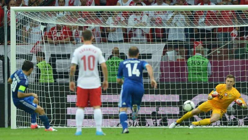 Grecia perdona a Polonia en la inauguración de la Eurocopa (1-1)