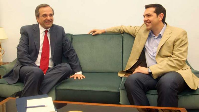 Venizelos anuncia que el martes habrá gobierno en Grecia tras aceptar la coalición con Samarás