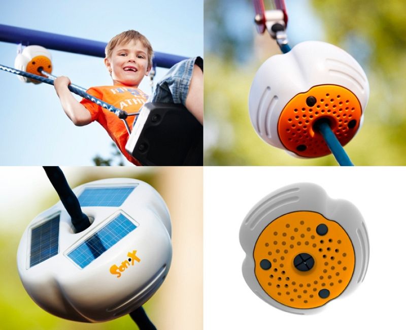 Octavia, un columpio tecnológico que interactúa con aplausos y ritmos