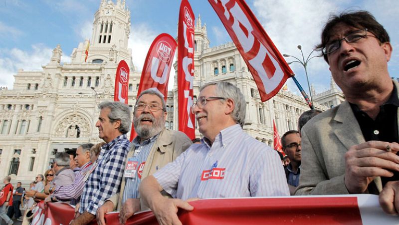 Toxo y Méndez advierten al Gobierno de que seguirán con las movilizaciones