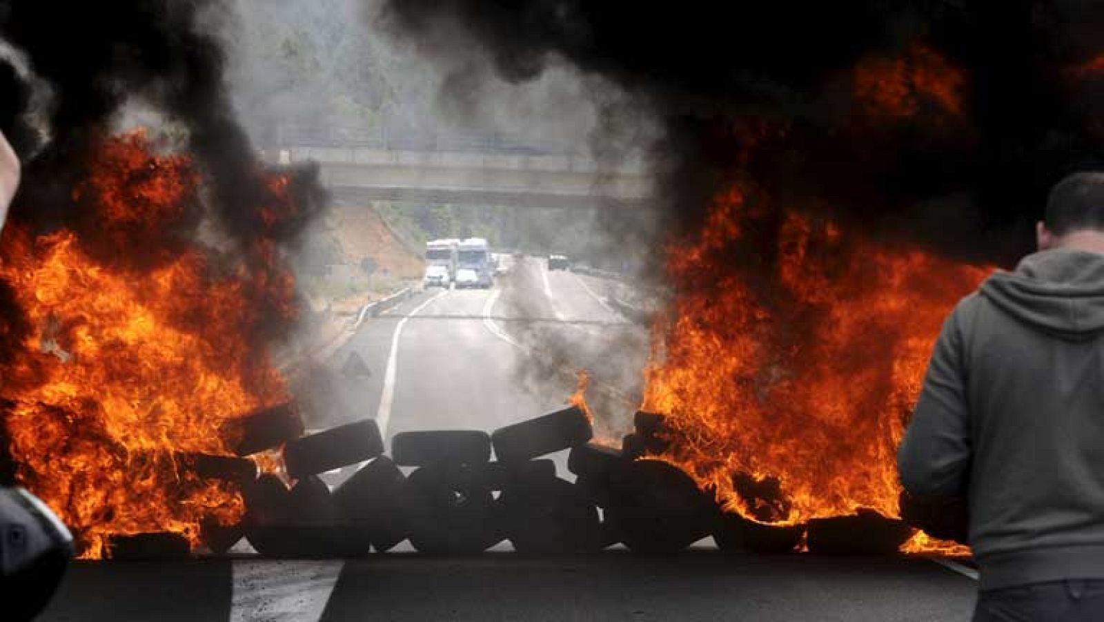 Nueva jornada de protestas de la minería española
