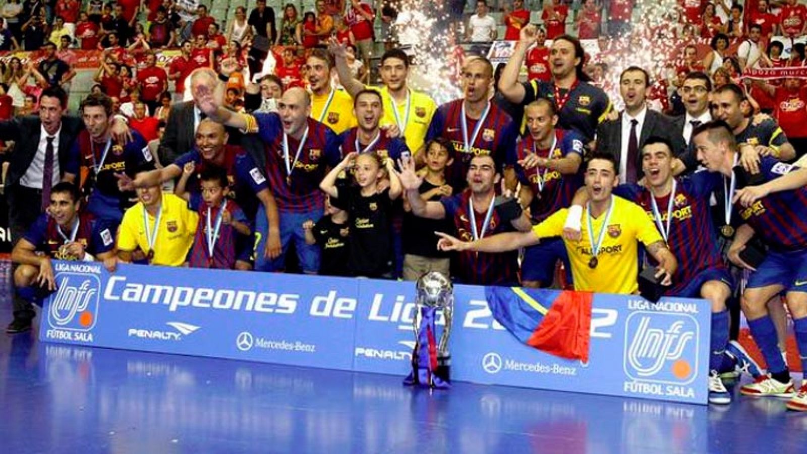 El FC Barcelona Alusport, campeón de la Liga de fútbol sala