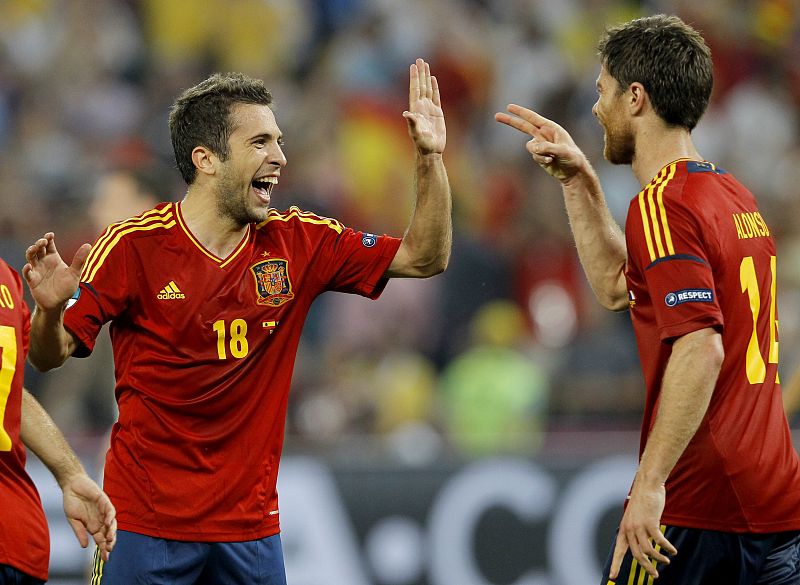Jordi Alba, una de las grandes sensaciones españolas en la Eurocopa