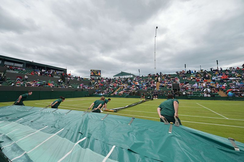 La lluvia de Wimbledon aplaza el partido de debut de Ferrer contra Brown