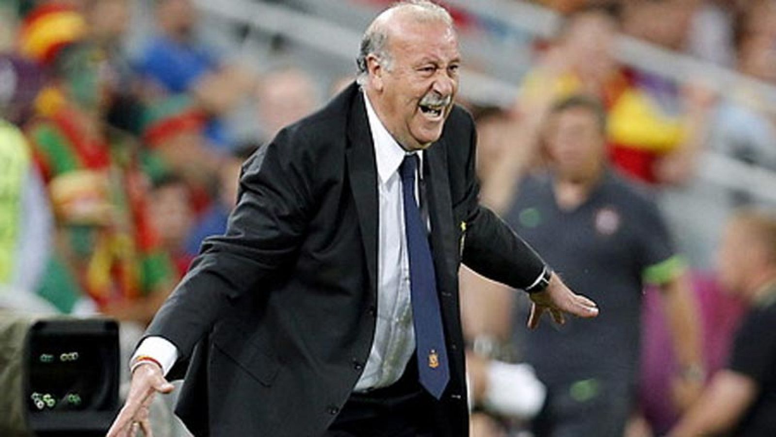 Del Bosque: "La vitalidad por las bandas ha sido muy importante" | Ver