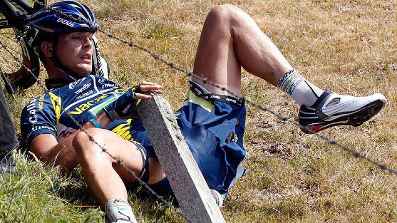 El holandés Hoogerland irá a los tribunales por el atropello sufrido en el Tour 2011