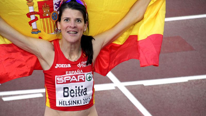 Beitia, oro en altura, consigue su primera medalla al aire libre
