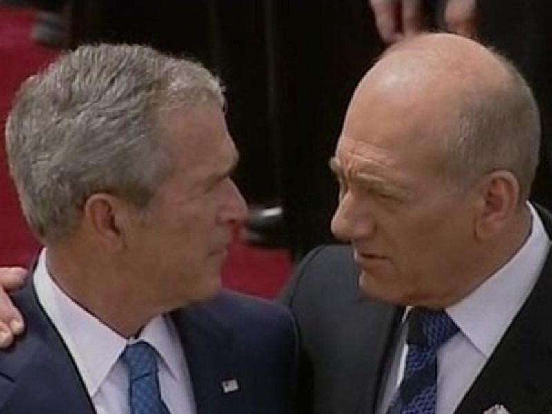 Bush reafirma su amistad con Israel entre misiles palestinos