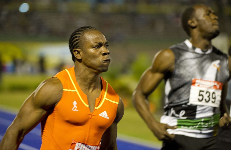 Yohan Blake bate a Usain Bolt en 9,75 segundos antes de los Juegos Olimpicos de Londres 2012