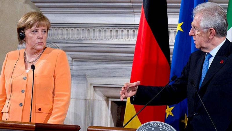 Merkel y Monti recuerdan que las decisiones del Consejo Europeo se tomaron "por unanimidad"