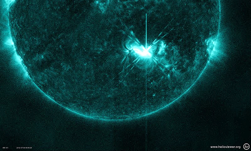 El Sol 'escupe' doce llamaradas en solo tres días