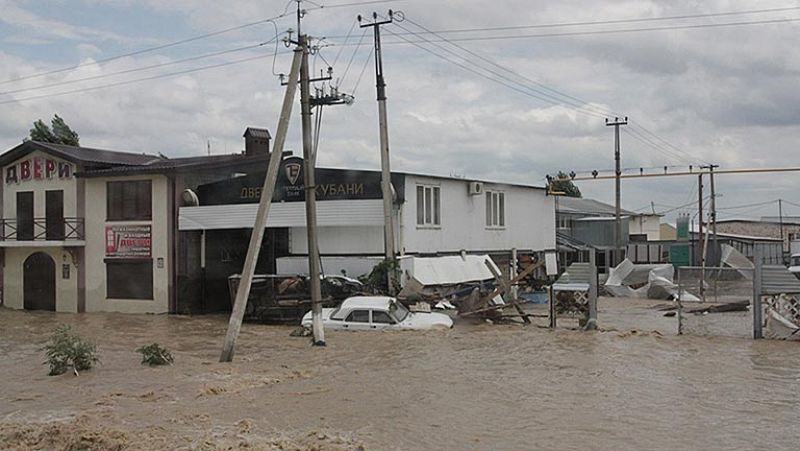 Asciende a 150 el número de fallecidos por las inundaciones en el sur de Rusia