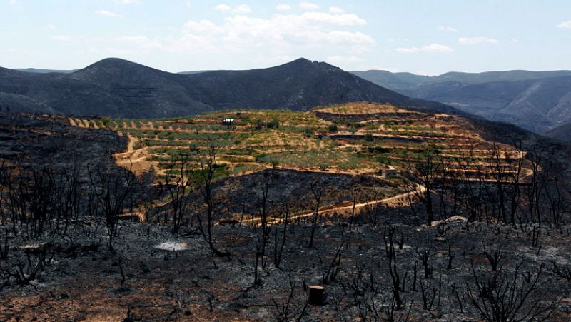 La sombra de las llamas persiste durante años en los pueblos afectados