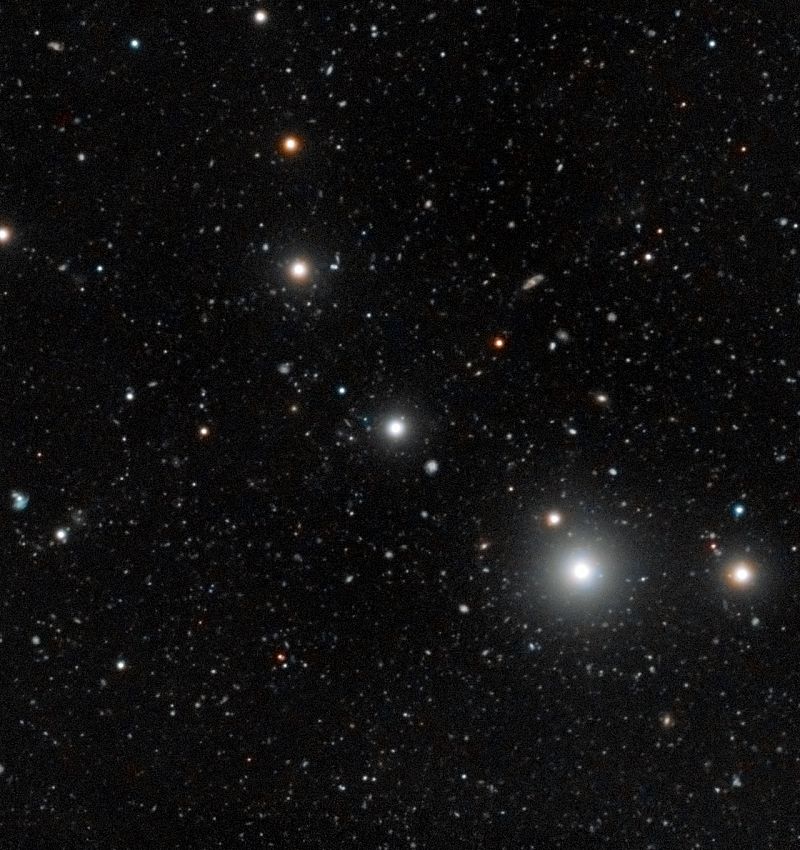 Detectan por primera vez galaxias oscuras en el Universo gracias a la luz de un quásar