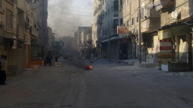 El régimen sirio despliega carros de combate en el centro de Damasco, según la oposición