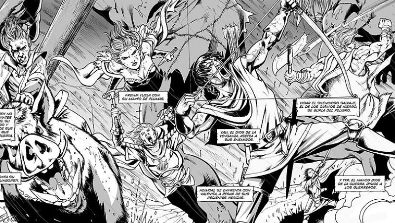 'Ragnarök', un cómic de Víctor Santos y Pere Pérez que narra el fin de los dioses nórdicos