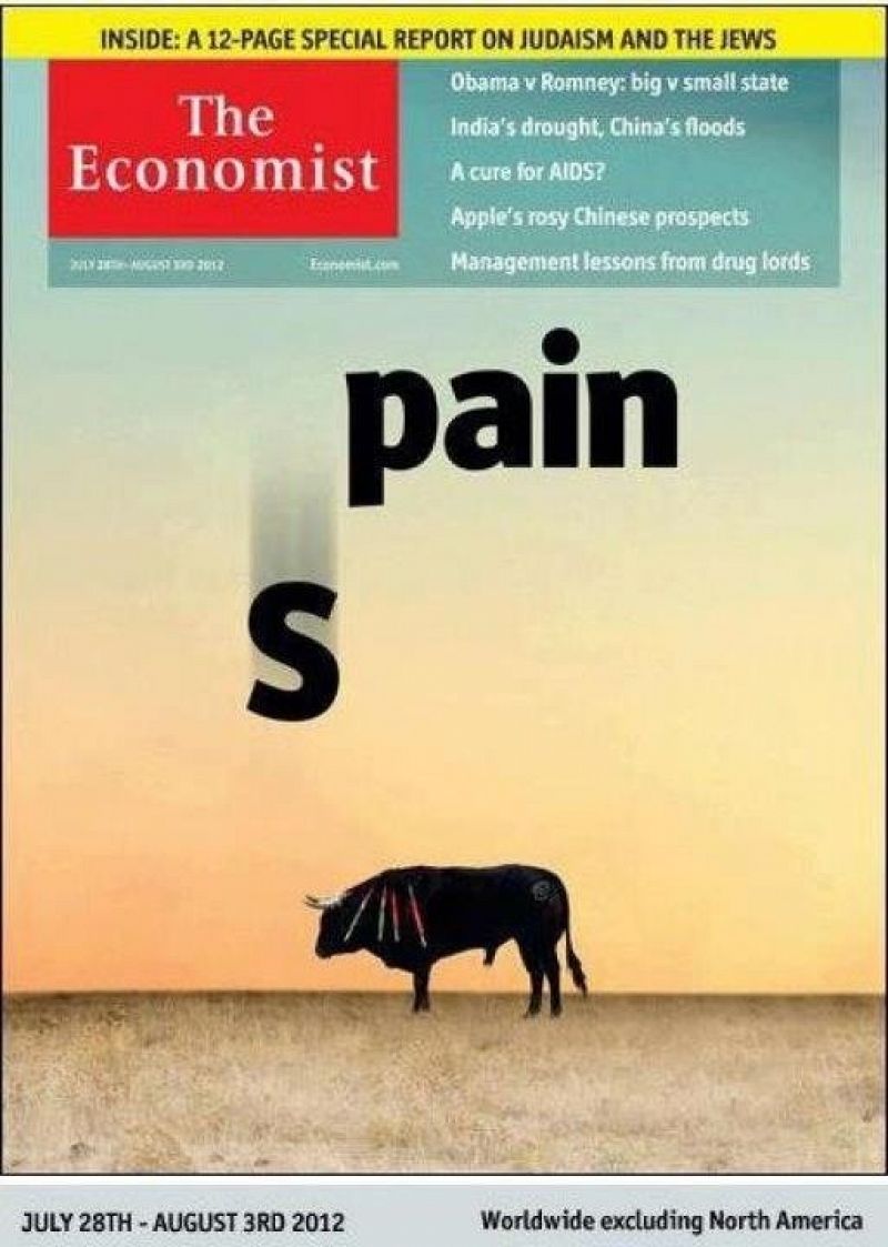 'The Economist' retrata a España con "dolor"