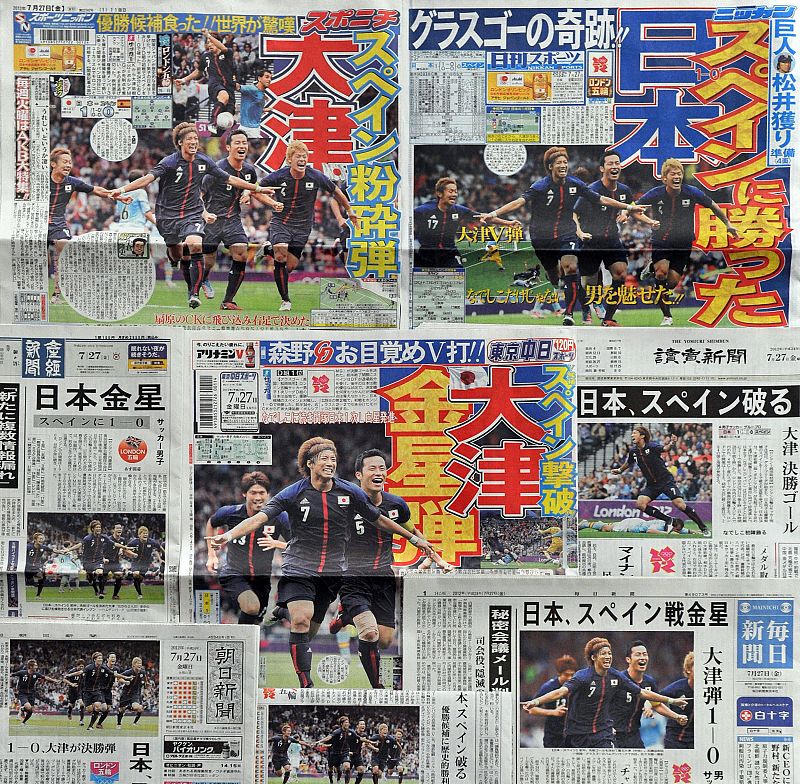Los medios de comunicación japoneses califican de milagro la victoria de Japón sobre España