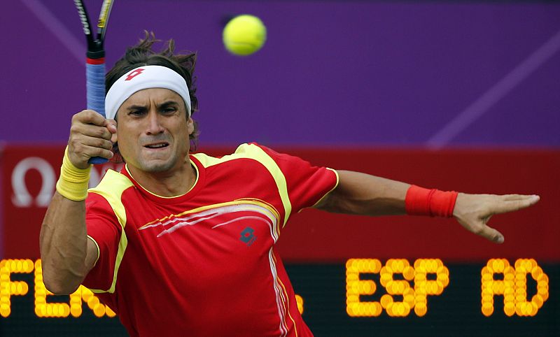 David Ferrer encarrila un debut olímpico pasado por agua