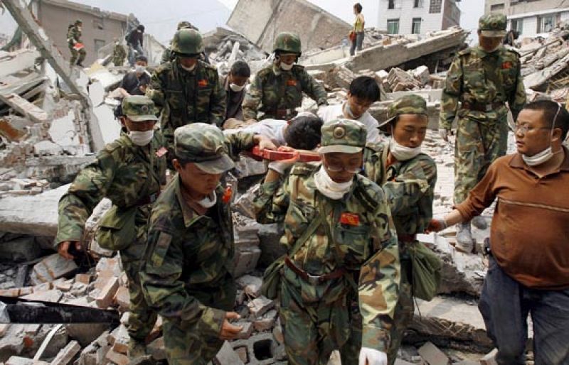 Más de 21.500 muertos por el terremoto sólo en la provincia de Sichuan
