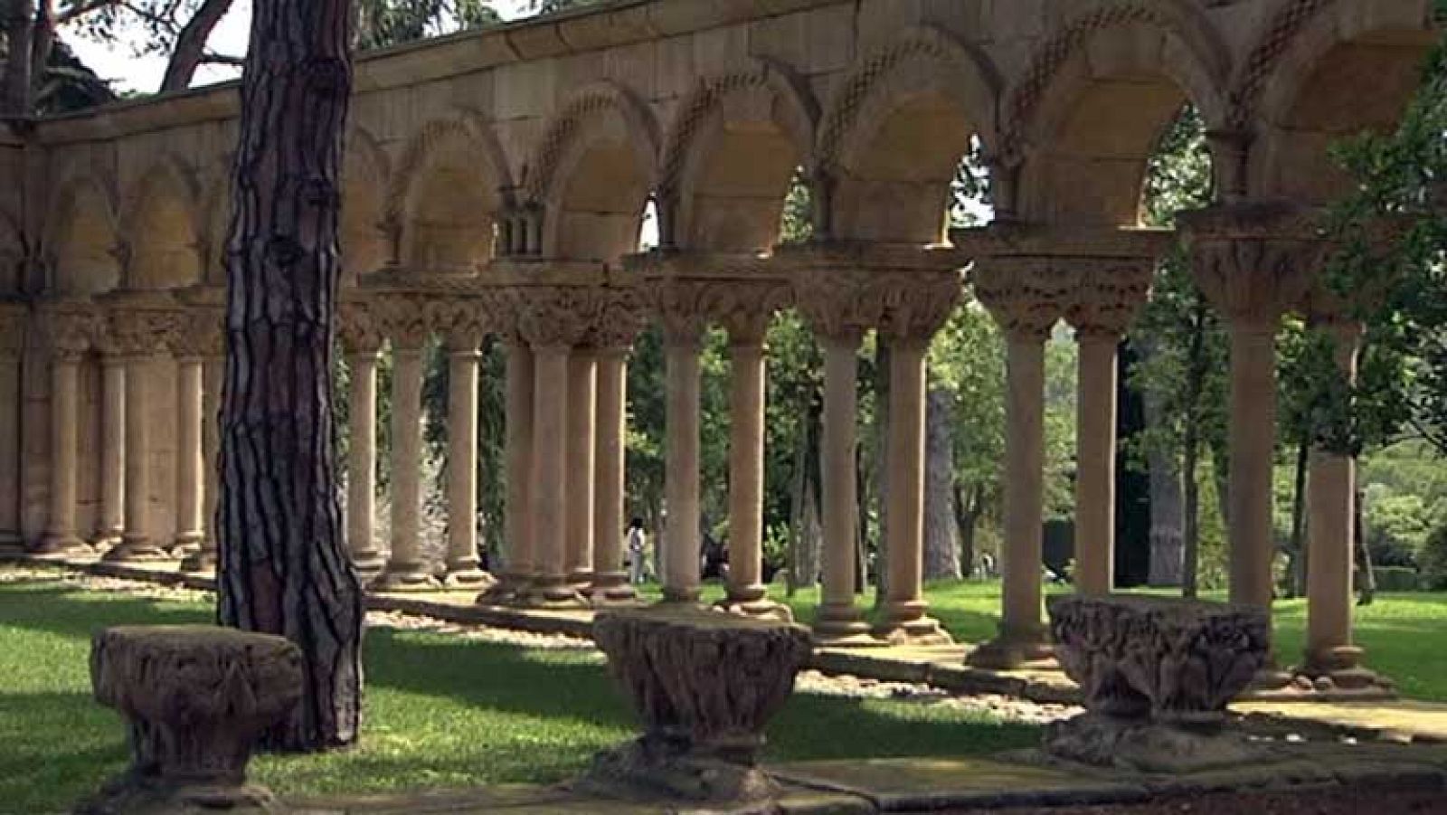 El claustro de Palamós es una recreación construida en el siglo XX