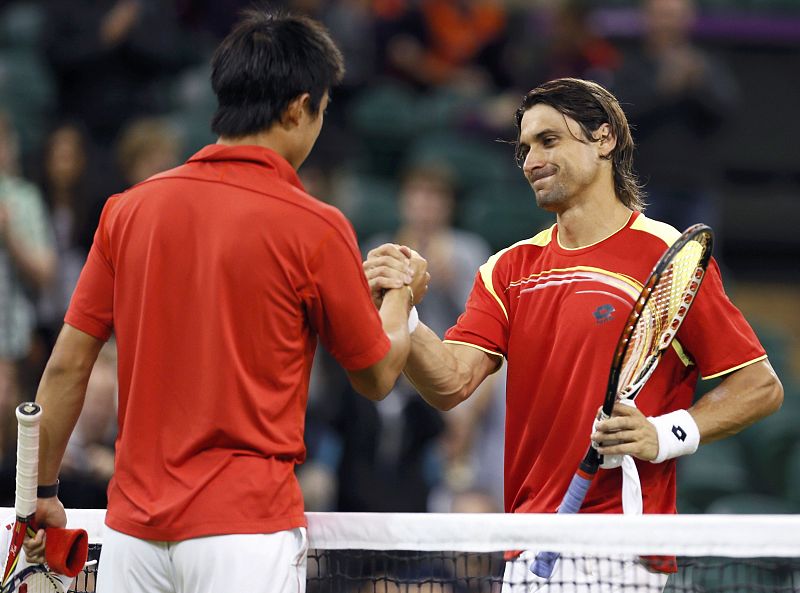 David Ferrer cae eliminado en Londres en los octavos de final por el japonés Nishikori