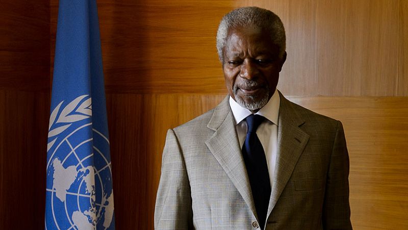 Kofi Annan renuncia a continuar como enviado especial de la ONU para Siria