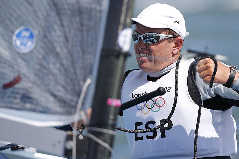 Trujillo, diploma olímpico en clase Finn de vela