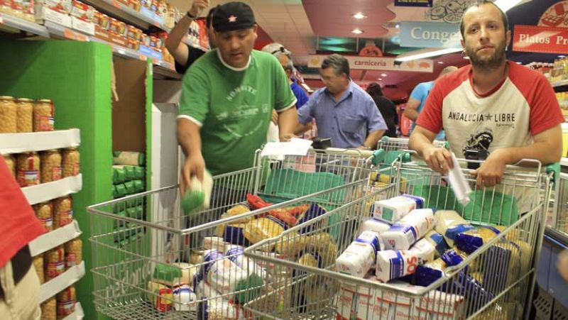 Libertad con cargos para los dos sindicalistas detenidos por el asalto a supermercados