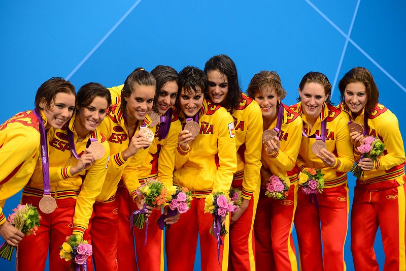 Andrea Fuentes entra en el grupo de las cuatro medallas