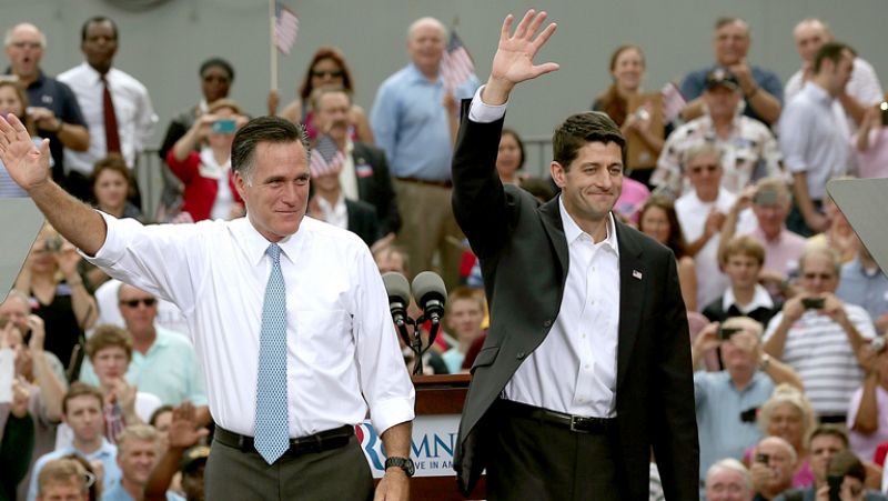 Romney y Ryan unen sus mensajes contra Obama en su primer día de campaña juntos