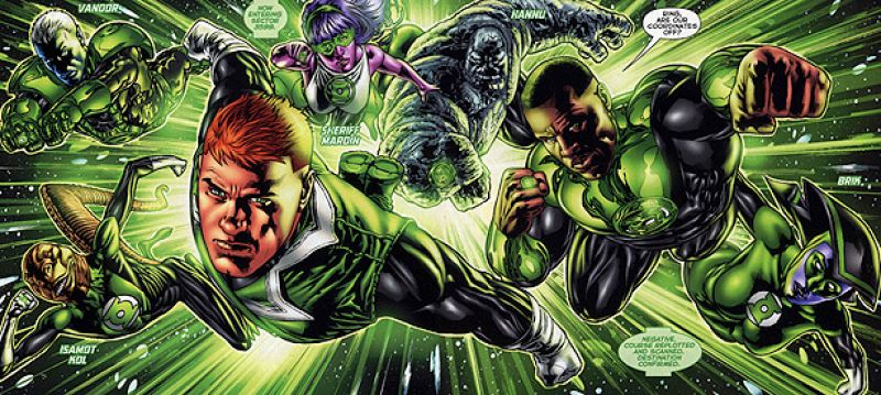 Fernando Pasarín un joven dibujante español que triunfa con los 'Green Lantern Corps'