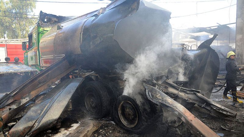 Fuerzas del régimen y rebeldes se enfrentan cerca de la sede del Gobierno sirio tras un atentado