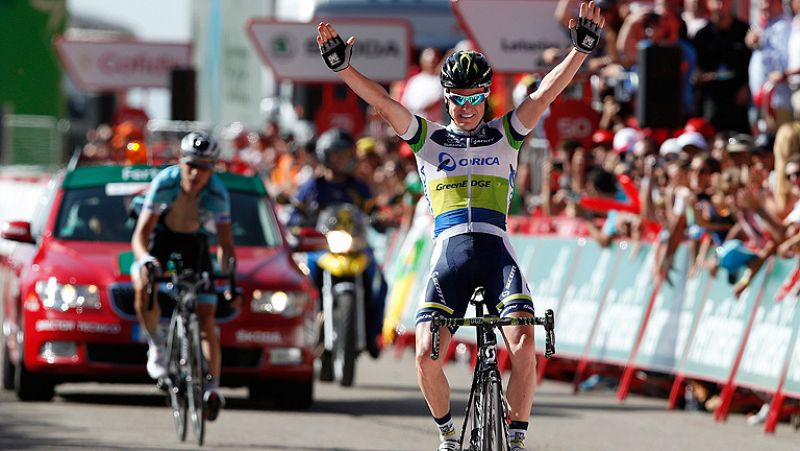 Simon Clarke gana la etapa y 'Purito' se convierte en el nuevo líder de la Vuelta