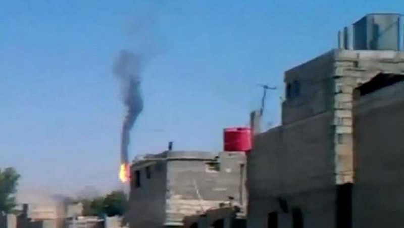 Un helicóptero militar sirio se estrella en Damasco