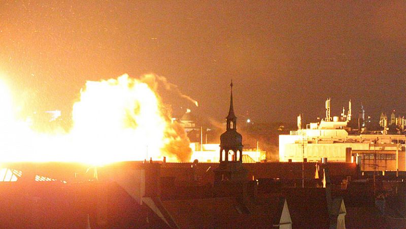 Explosionan de forma controlada una bomba de la II Guerra Mundial en Múnich