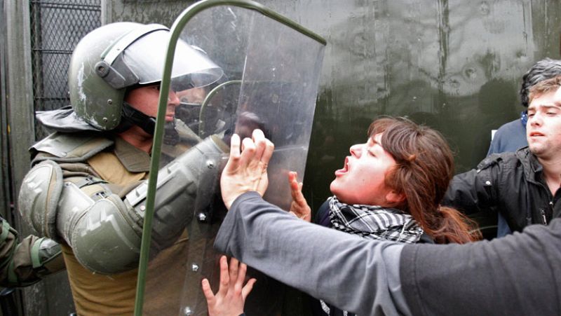 Multitudinaria protesta en Chile a favor de la reforma del sistema educativo