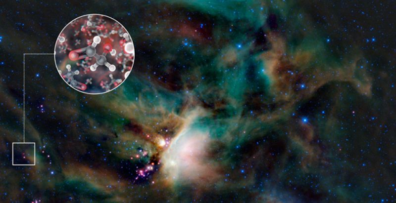 Astrónomos detectan una molécula esencial para la vida alrededor de una estrella joven