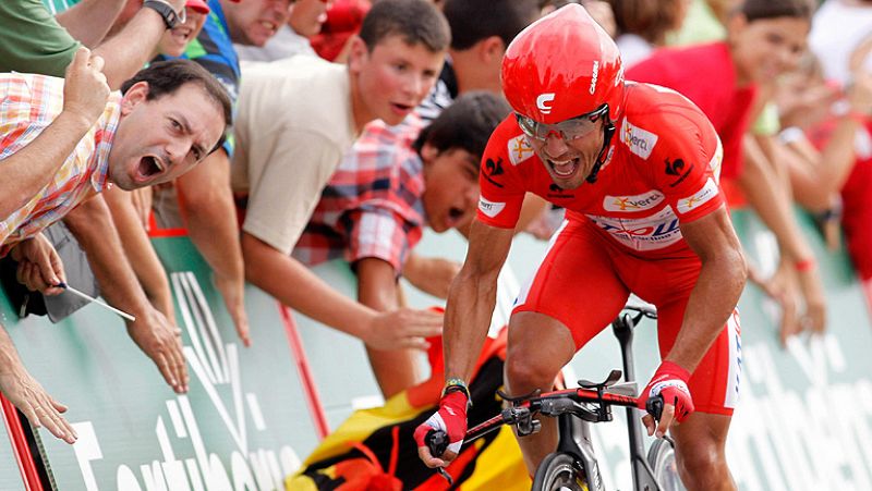 'Purito' salva el maillot rojo de la Vuelta en la contrarreloj que se lleva el sueco Kessiakoff