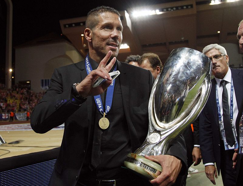 Simeone: "El primer tiempo fue extraordinario"