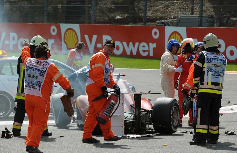 Alonso: "Al menos podré estar dentro de cinco días en Monza"