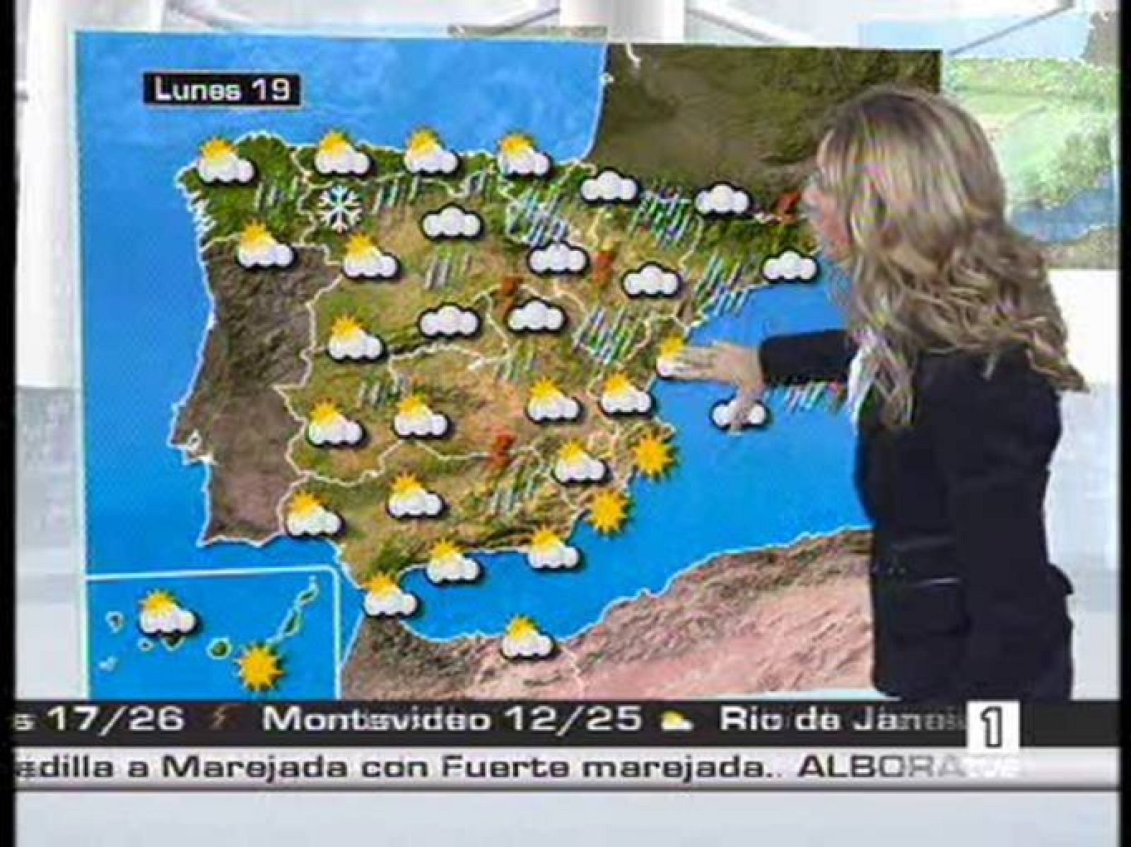 Continuarán los chubascos y las tormentas de forma irregular por toda la  península