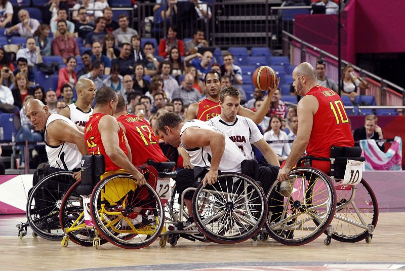 Canadá frena las opciones de medalla de España en baloncesto paralímpico