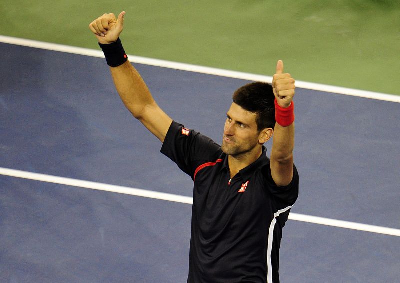 Djokovic elimina a Del Potro y jugará las semifinales contra Ferrer