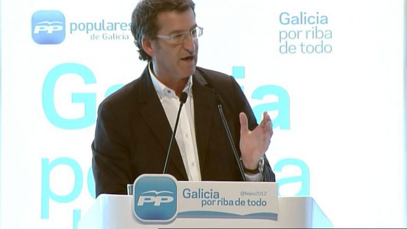 Alberto Nuñez Feijóo, proclamado candidato: "Yo me presento contra la crisis económica"