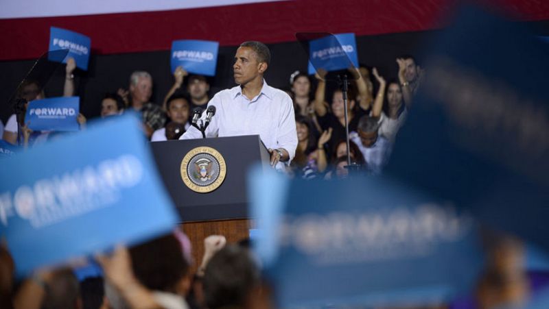 Obama aventaja a Romney por cuatro puntos, según un sondeo de Gallup