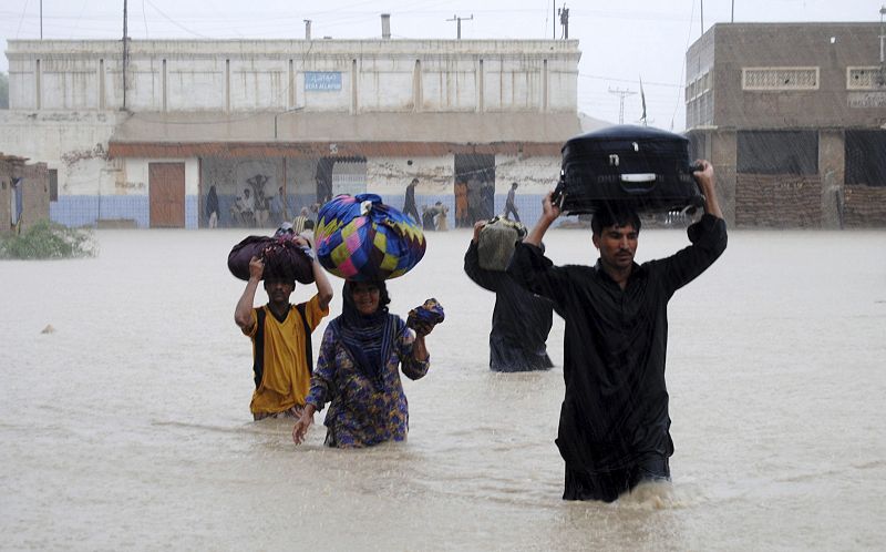 Mueren al menos 78 personas tras tres días de inundaciones por lluvias monzónicas en Pakistán